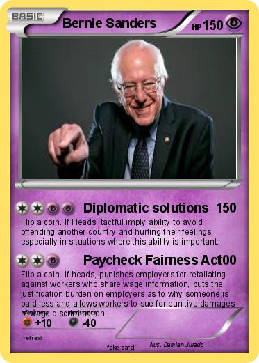 Pokemon Bernie Sanders