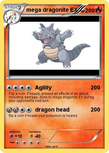 Pokemon mega dragonite EX