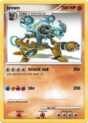 Pokemon brown