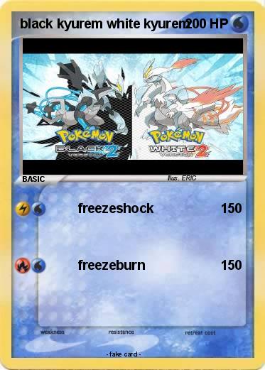Pokemon black kyurem white kyurem