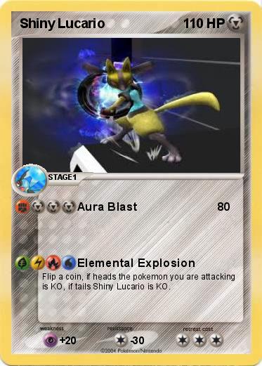 Pokemon Shiny Lucario