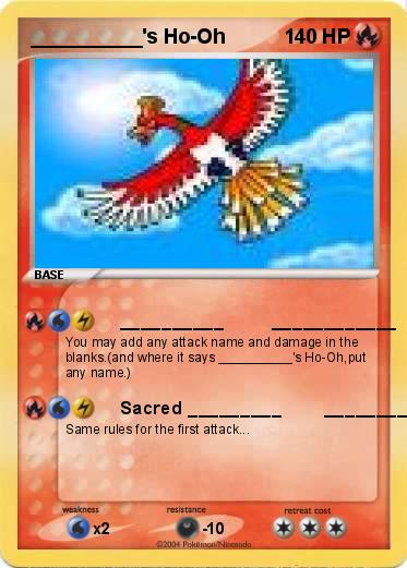 Pokemon __________'s Ho-Oh
