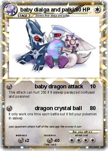 Pokemon baby dialga and palkia