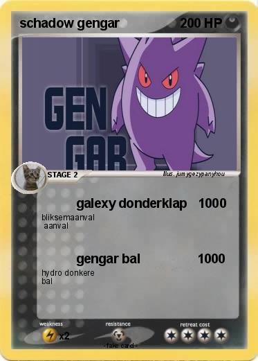 Pokemon schadow gengar