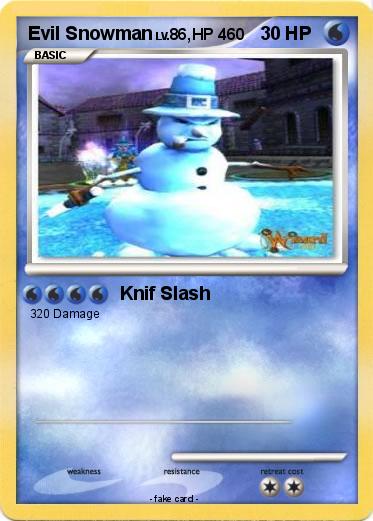 Pokemon Evil Snowman