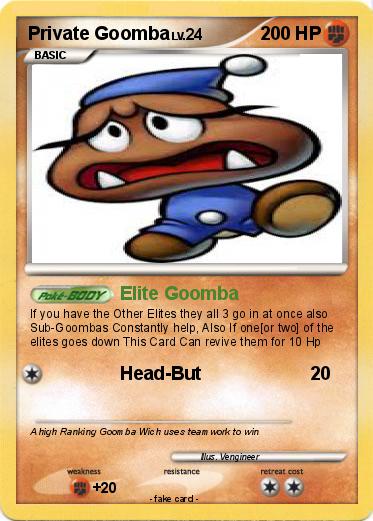 Pokemon Private Goomba
