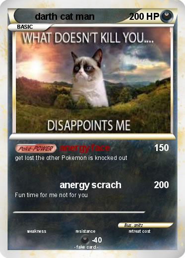 Pokemon darth cat man