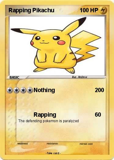 Pokemon Rapping Pikachu