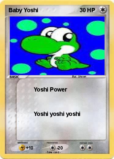 Pokemon Baby Yoshi
