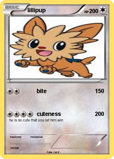 Pokemon lillipup