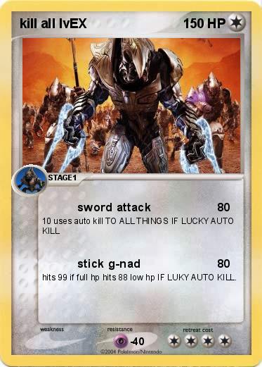 Pokemon kill all lvEX