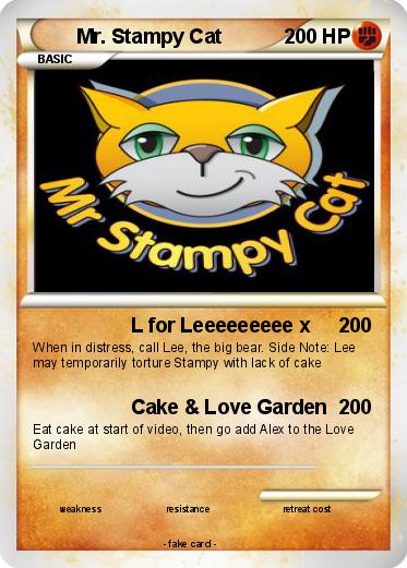 Pokemon Mr Stampy Cat 2