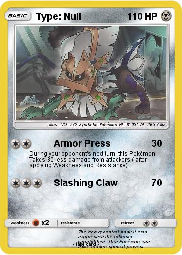 Pokemon Type: Null