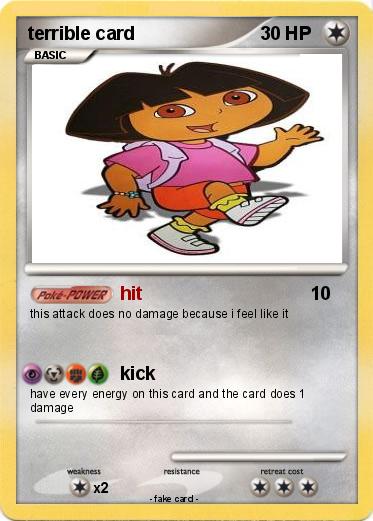 Pokemon terrible card