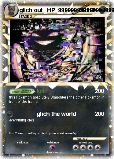 Pokemon glich out   HP  999999999999999999999999999