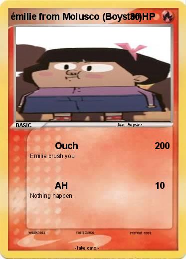 Pokemon émilie from Molusco (Boyster)