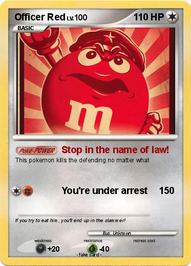 Pokemon Officer Red