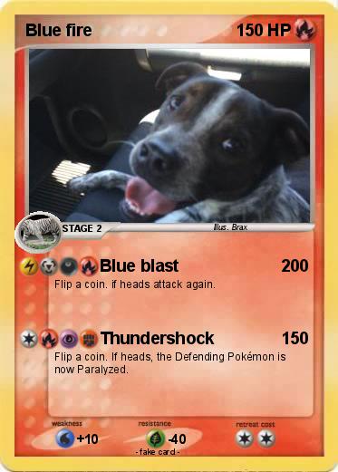 Pokemon Blue fire