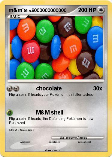 Pokemon m&m's