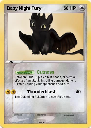 Pokemon Baby Night Fury