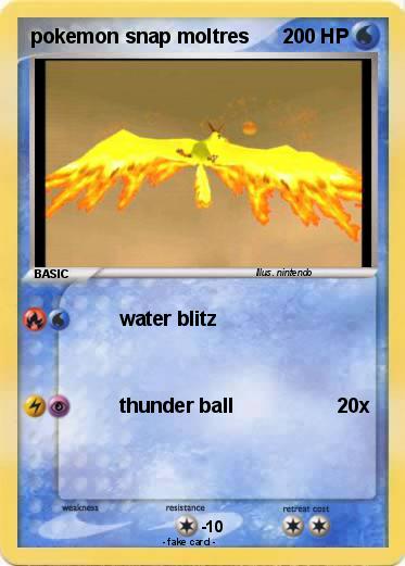 Pokemon pokemon snap moltres