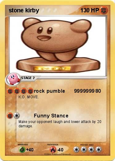 Pokemon stone kirby