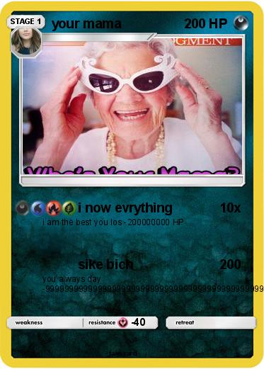 Pokemon your mama