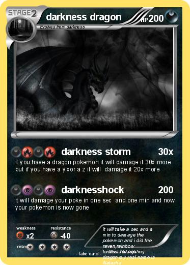 Pokemon darkness dragon