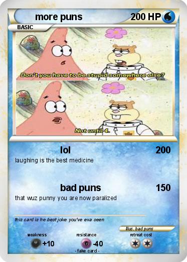 Pokemon more puns