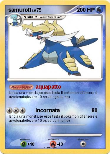 Pokemon samurott