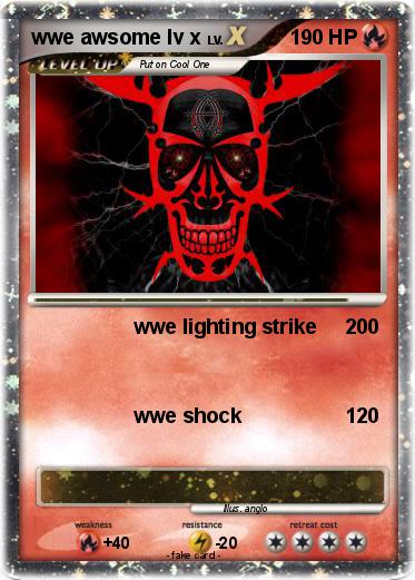 Pokemon wwe awsome lv x