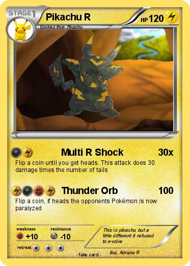 Pokemon Pikachu R