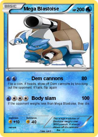Pokemon Mega Blastoise