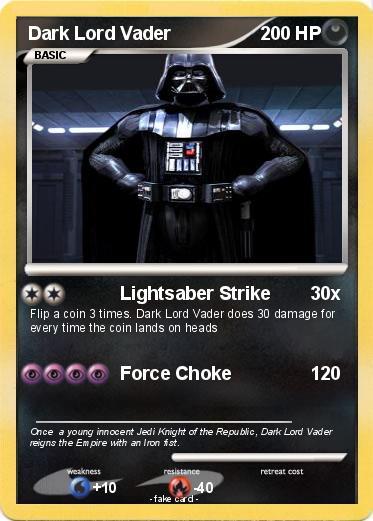 Pokemon Dark Lord Vader