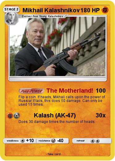 Pokemon Mikhail Kalashnikov