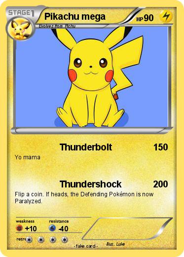 Pokemon Pikachu mega