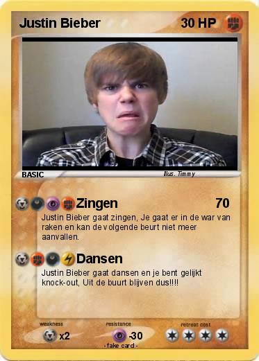 Pokemon Justin Bieber
