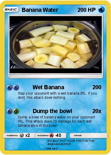 Pokemon Banana Water