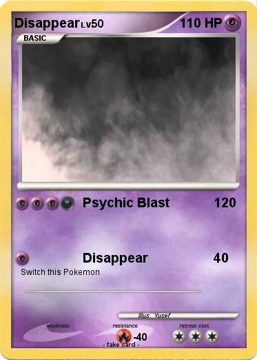 Pokemon Disappear