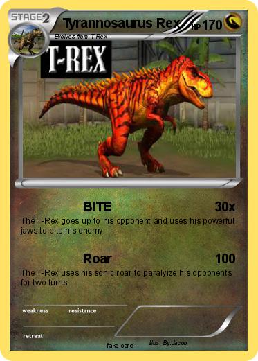 Pokemon Tyrannosaurus Rex