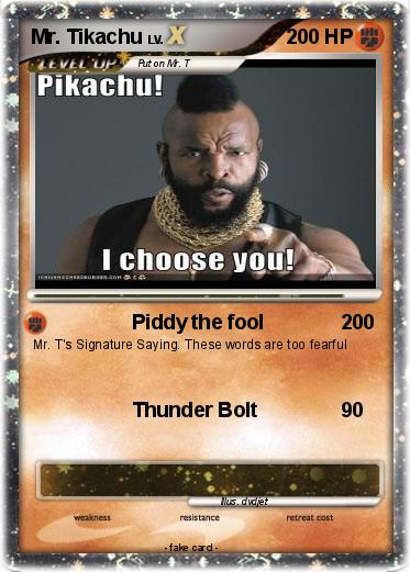 Pokemon Mr. Tikachu