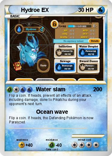 Pokemon Hydroe EX
