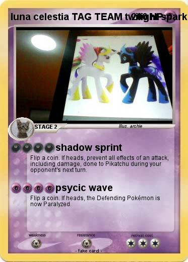 Pokemon luna celestia TAG TEAM twilight sparkle