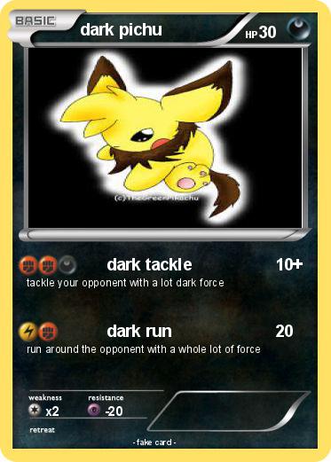 Pokemon dark pichu