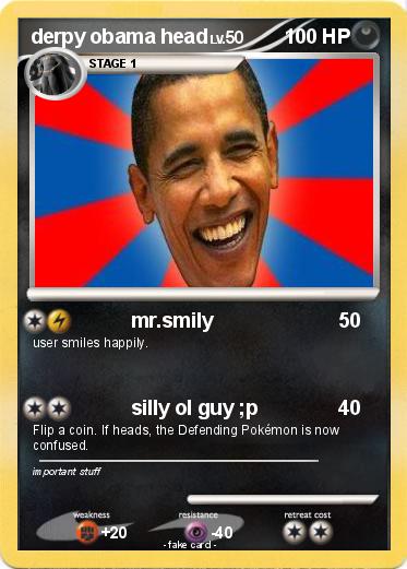 Pokemon derpy obama head