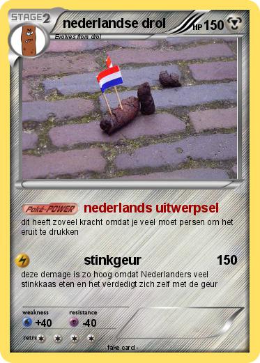 Pokemon nederlandse drol