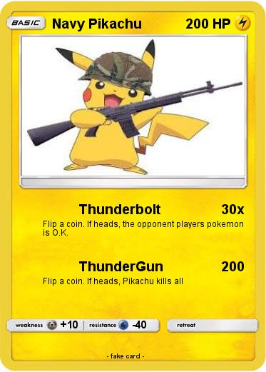 Pokemon Navy Pikachu