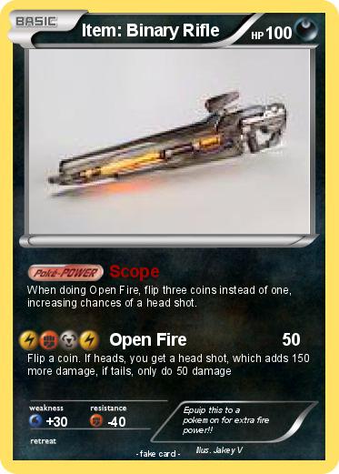 Pokemon Item: Binary Rifle