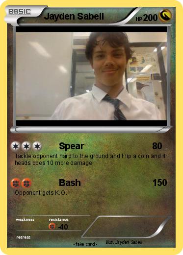 Pokemon Jayden Sabell