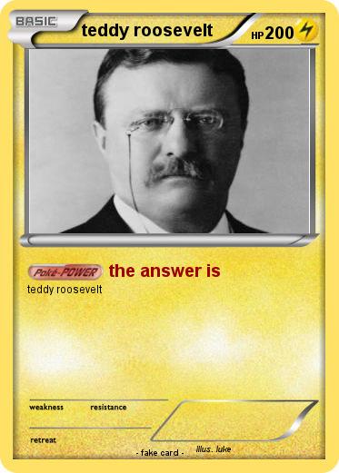 Pokemon teddy roosevelt